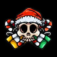 Christmas Skull - design