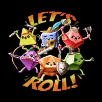 Let's Roll RPG Dice Party - design