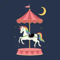 Carousel Unicorn - design