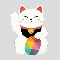 Cosmic Lucky Cat - design