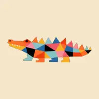 Kaleido Crocodile - design