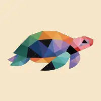 Kaleido Sea Turtle - design