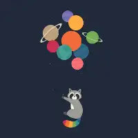 Space Raccoon - design