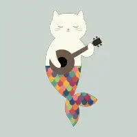 White Meowmaid - design