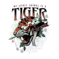 MY SPIRIT ANIMAL IS A TIGER - design