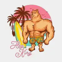 Swole Doge - Hey King - design