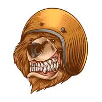 Biker bear - design