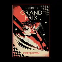 The Great Corgi Grand Prix of Corgitown - design
