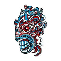 Indigenous Faces_The Patron of War - design