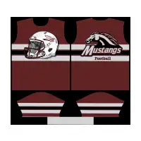 Mustangs Cut&Sew Home Colors - design