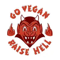 GO VEGAN RAISE HELL - design