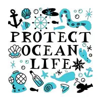 PROTECT OCEAN LIFE - design