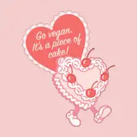 VEGAN VALENTINES - CAKE - design