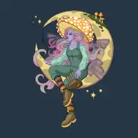 The Spring Goblincore Queen - design