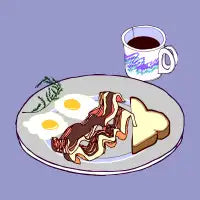 Bacon and Eggs and Jazz - design