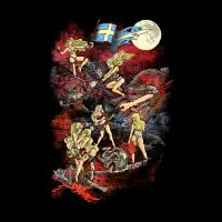 SWEDISH BIKINI WEREWOLF DESTRUCTION UNIT - design