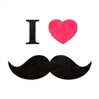 I love mustache! - design