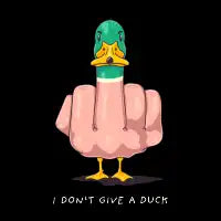 I Don't Give A Duck - design