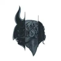 Demon mask / Gray - design