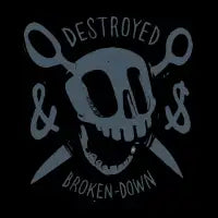 Destroyed & Broken-down gray - design