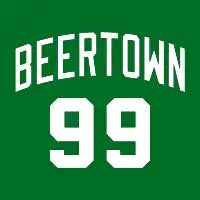 Boston Beertown - green & white - design