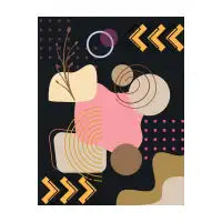 Abstract Retro Waves - design