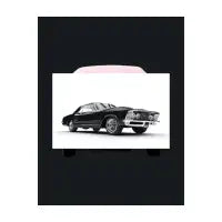 Classic Black Vintage Muscle Car - design