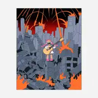 Kids in the battlefield - design