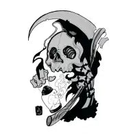 Bold New School Grim Reaper - design