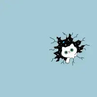 Cat Breaks The Universe - design