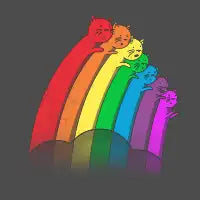 Rainbow Cats - design