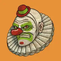 Grumpy Clown - design