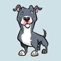 Blue Pit Bull - design