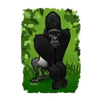 Silverback Gorilla - design