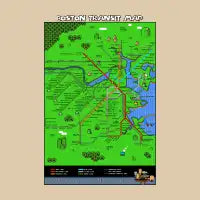 Boston Super Mario Map - design
