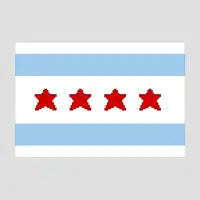 Chicago Pixel Flag - design