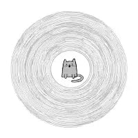 Gray Cat Aura - design