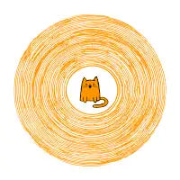 Orange Cat Aura - design