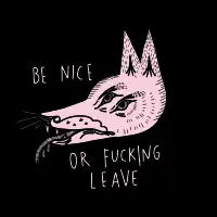 BE NICE (pink) - design