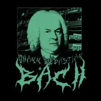 Johann Sebastian Bach Metal Graphic (Green) - design