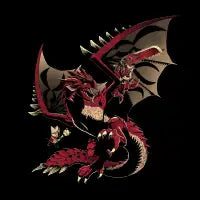 Rathalos: Monster Hunter T-Shirt - design