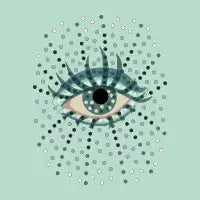 Dotted Blue Eye - design