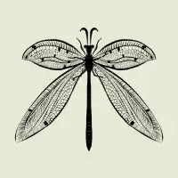 Dragonfly Nature Lover Insect Art - design