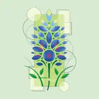 The Blue Bonnet - design