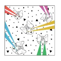 Lazer Cat - design