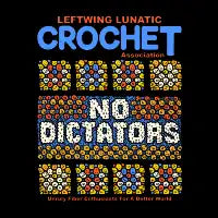 LEFT WING LUNATIC BLACK T-Shirt - design