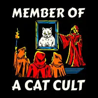 MEMBER OF A CAT CULT - design