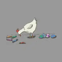 Crayon egg - design