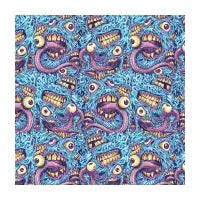 Eyeball and Teeth Pattern - design