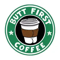 Butt First Coffee - design
